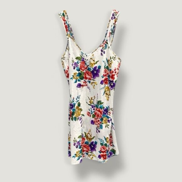 Adonna Other - Adonna Vintage Sleepwear Floral Slip Dress Lingerie Women's Medium Cottagecore